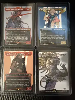 Final Fantasy MTG Legendary Lot (4) - Firion, Hope, Raubahn, Orphan - NM - Image 1