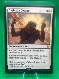 MTG - DAYBREAK CORONET - Wilds of Eldraine Com (R) - Image 1
