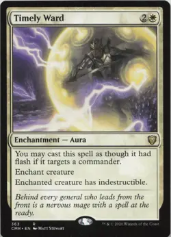 Timely Ward R Commander Legends 363 - LP MTG - Image 1