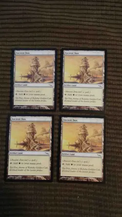 Magic: the Gathering / MtG Ancient Den x4 Mirrodin - Image 1