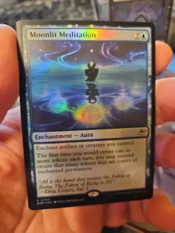 MTG - Edge of Eternites - Moonlit Meditation - NM - Foil - Image 1