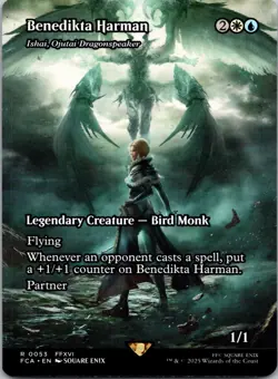 Benedikta Harman - MTG - Final Fantasy #53 - Rare NM - Image 1