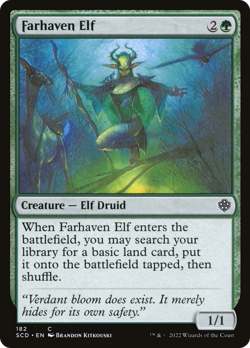 Farhaven Elf [Starter Commander Decks] Magic MTG - Image 1