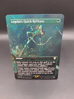MTG LTC 0493 - “Legolas’s Quick Reflexes” - Extended Art - Non-FOIL - Image 1