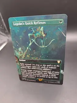 MTG LTC 0493 - “Legolas’s Quick Reflexes” - Extended Art - Non-FOIL - Image 3