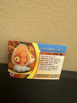 Castform ( Fire ) #13 Pokemon 2004 Topps Advanced Challenge ( Holo ) Foil - Image 5