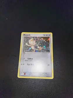 Meowth 69/112 Holo Rare NM/LP Pokemon TCG W/ Toploader - Image 1