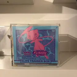 Fusion Strike Pokemon Center ETB Brand New Sealed With Acrylic Case - Image 1