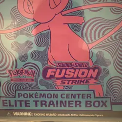 Fusion Strike Pokemon Center ETB Brand New Sealed With Acrylic Case - Image 5