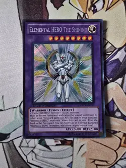 Elemental HERO The Shining PRC1-ENV01 Secret Rare Limited Edition LP Condition - Image 1