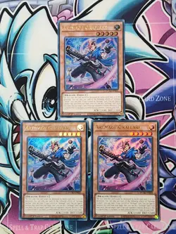 DUAD-EN010 Artmage Graflare x3 Ultra Rare 1st Ed YuGiOh Playset - Image 1
