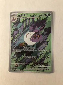 Arbok - 176/162 - Pokemon Temporal Forces Illustration Rare Card NM - Image 1