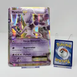 Mewtwo EX 052/108 2016 Holo Oversized Jumbo Pokemon Card - Image 1