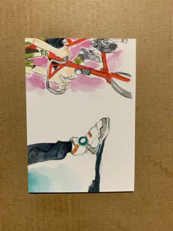 Asuka Langley 004 Rare Illustration - Neon Genesis Evangelion Card - NM/Mint - Image 2