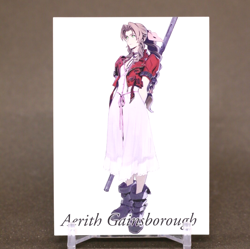 Aerith Final Fantasy VII Art Museum Card TCG Japanese Square Enix 2-074 b - Image 1