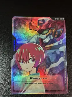Gundam Card Game - Resource Machu Promo Card FOIL RP-010 English TCG - Gquuuuuux - Image 1