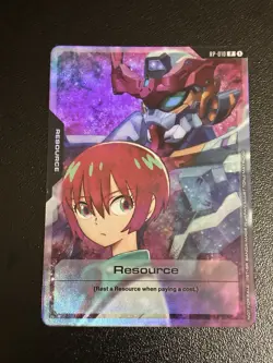 Gundam Card Game - Resource Machu Promo Card FOIL RP-010 English TCG - Gquuuuuux - Image 3