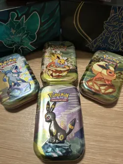 Mystery Mini Tin Pokemon Card Lot See Description - Image 1