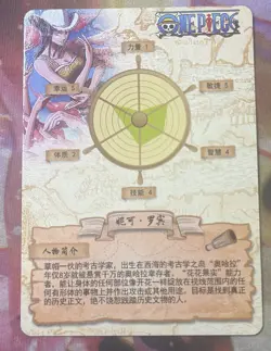 One Piece Robin Flower H Anime Manga SSR Rare Mint Holo Trading Card CCG TCH - Image 2