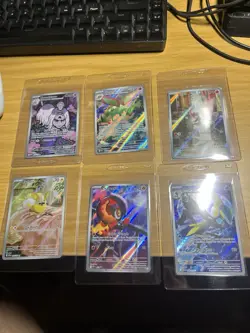 Pokemon TCG Lot Of 6 Illustration Rare Cards NM Ready To Grade - Litleo Flygon - Image 1