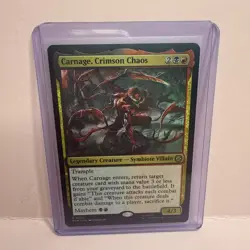 Carnage Crimson Chaos - N/M - Marvel Spider Man - MTG Magic The Gathering Card - Image 1