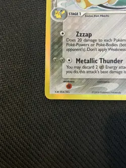 Raichu 15/110 Rare Stamped Holon Phantoms Reverse Holo Pokemon Card LP - Image 2