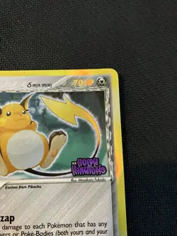 Raichu 15/110 Rare Stamped Holon Phantoms Reverse Holo Pokemon Card LP - Image 4