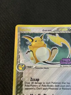 Raichu 15/110 Rare Stamped Holon Phantoms Reverse Holo Pokemon Card LP - Image 5