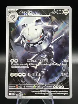 Steelix 150/132 Pokemon Mega Evolutions Full Art Holo Card - Image 1