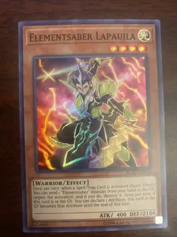 Elementsaber Lapauila - FLOD-EN023 Super Rare | Yu-Gi-Oh! Card - Image 1