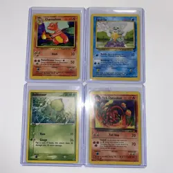 Pokemon Card Lot Of 4x: Charmeleon 35, Charmeleon 32, Squirtle 93 WOTC, Bulba 55 - Image 2
