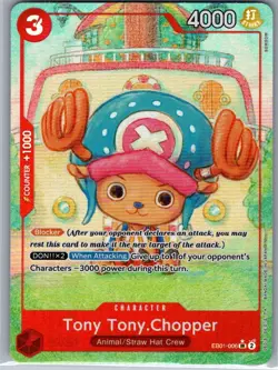 Tony Tony.Chopper (Alt Art) EB01-006 - One Piece Card Game - NM - Image 1