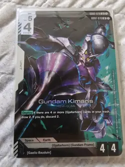 Gundam Card Game - GD02-070 LR Gundam Kimaris - Pack Fresh - Image 1