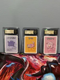 OLD MAID Pokemon CGC Pristine 10 Lot Of 3 Graded Cards - Ditto Slowpoke Chansey - Image 1