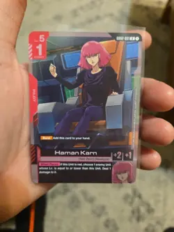 Gundam Card Game Haman Karn Holo - Image 1
