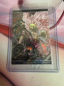 DONQUIXOTE.DOFLAMINGO R No.10-26 One Piece Anime Wafer Card Holo Japan F/S - Image 1