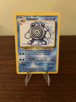 Poliwhirl Base Set 38/102 Pokemon Card Uncommon TCG WOTC Vintage - Image 1