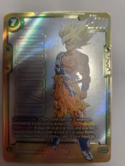 Dragon Ball Super Fusion World Card Game Son Goku FB05-119 SCR Alternate Art NM - Image 2