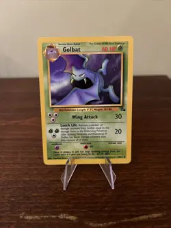 Golbat Pokemon Card 34/62 Fossil Set TCG WOTC Uncommon - Image 1
