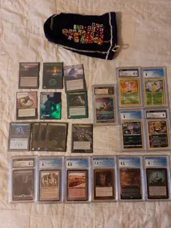 MTG Pokemon GRADED LOT & Altered Art Cards. - Image 1