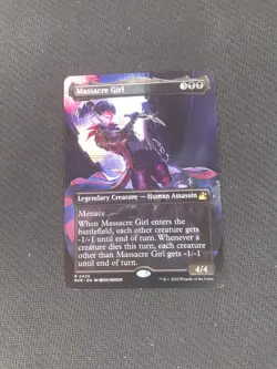 MTG Ravnica Remastered - Massacre Girl - Anime Borderless 0425 NM - Image 1
