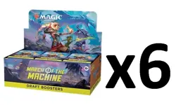 MTG Magic March of the Machine DRAFT Booster 6-Box CASE! - Image 1