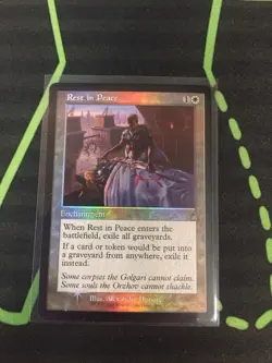 MTG Magic The Gathering Rest In Peace Foil Retro Frame Enchantment Commander - Image 1
