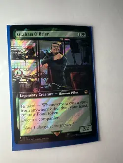 MTG Doctor Who - Graham O'Brien Extended Art Surge Foil Rare - 0987 - Image 1