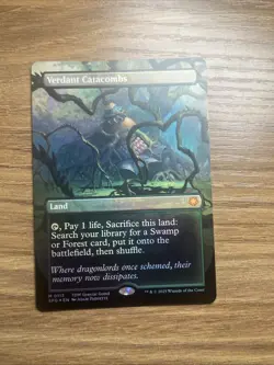 Verdant Catacombs - FOIL Borderless Art Special Guests 0113 NM Mythic Fetch Land - Image 2