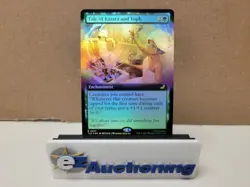 Magic the Gathering MTG Tale of Katara and Toph 0207 TLE Borderless Foil - Image 1