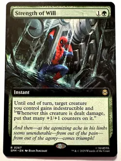 Strength of Will (Extended Art) Normal R Marvel's Spider-Man 267 NM - Image 1