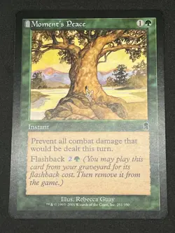 Magic the Gathering MTG Moment's Peace Green Odyssey Common - Image 1