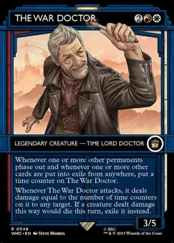The War Doctor - Foil Extended Art Showcase DRWHO LP MTG - Image 1