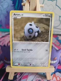 Aron 71/123 - Mysterious Treasures - Pokemon - Yuka Morii - LP/MP - Image 2